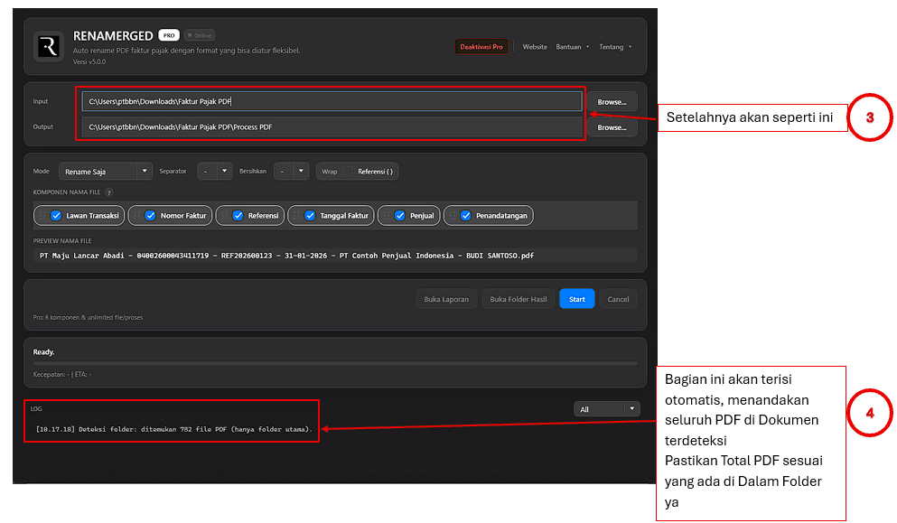 Validasi jika folder PDF sudah benar